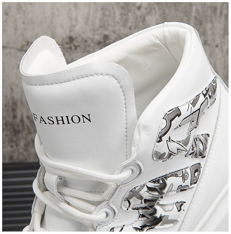 Spring And Autumn New Trend Of Casual Internal High Men's Shoes