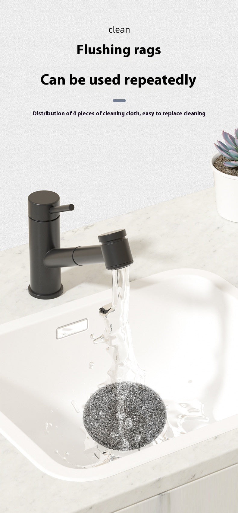 Wireless Electric Mop Hand Wash-free Automatic