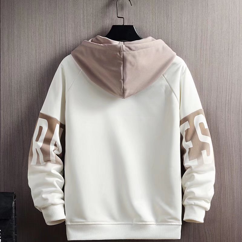 Hooded Sweater Men's Loose And Versatile Plush Sports Top