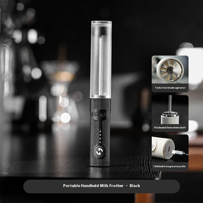 Coffee Frothing Pitcher Portable Milk Frother Electric Handheld