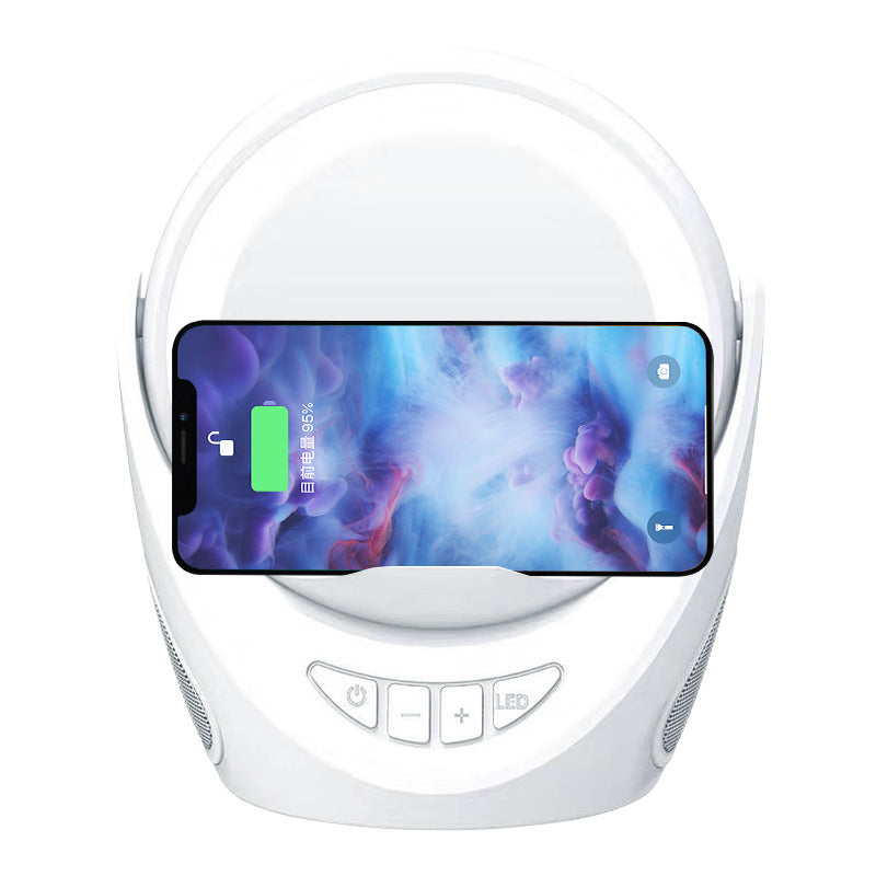 Creative LED Makeup Mirror Bluetooth Speaker Mobile Phone Wireless