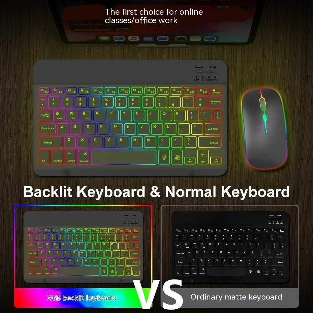 Colorful Light Emitting Bluetooth Keyboard