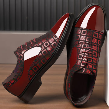 Men's Versatile Spring And Autumn Business Leather Shoes
