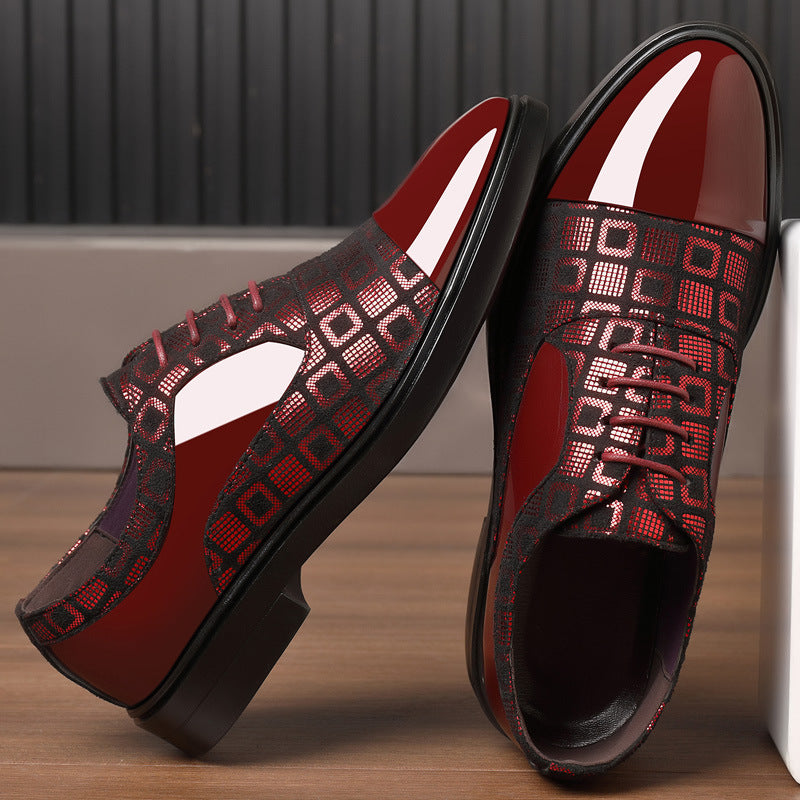 Men's Versatile Spring And Autumn Business Leather Shoes