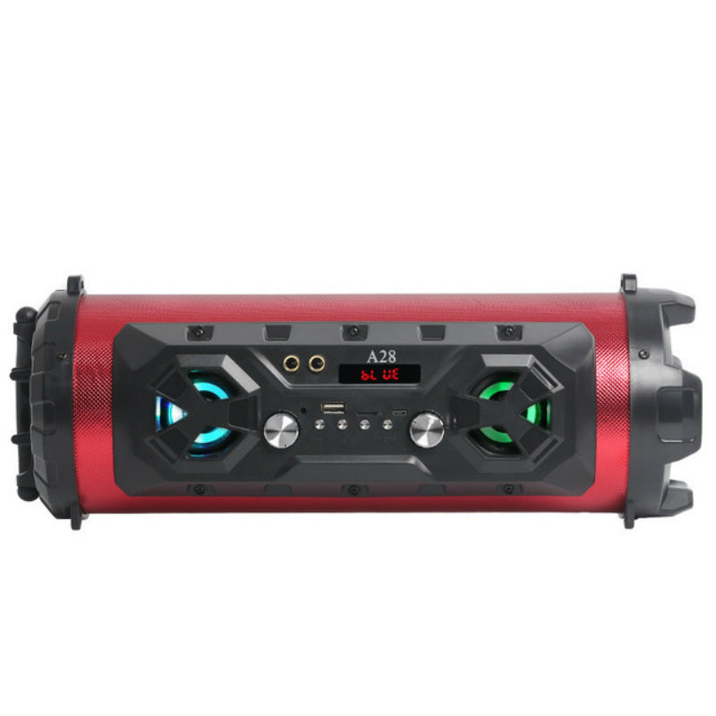 A28 Bluetooth Speaker Outdoor Portable Square Dance Barrel Audio Wireless Subwoofer