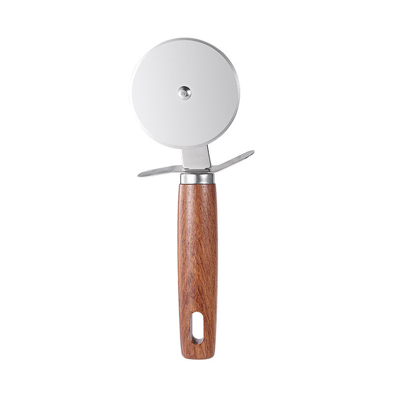 Kitchen Gadget Set Rosewood Bottle Opener Egg Beater Peeler Pizza Shovel Knife Corset Stainless Steel Suit