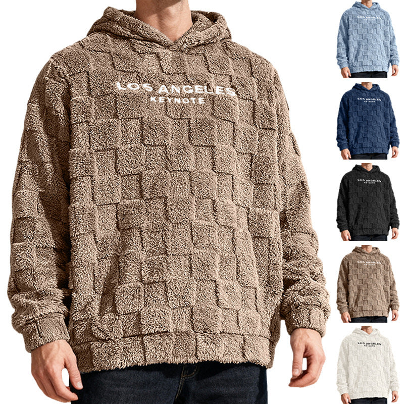Men's Hooded Embroidered Loose Leisure Sports Hooded Sweater