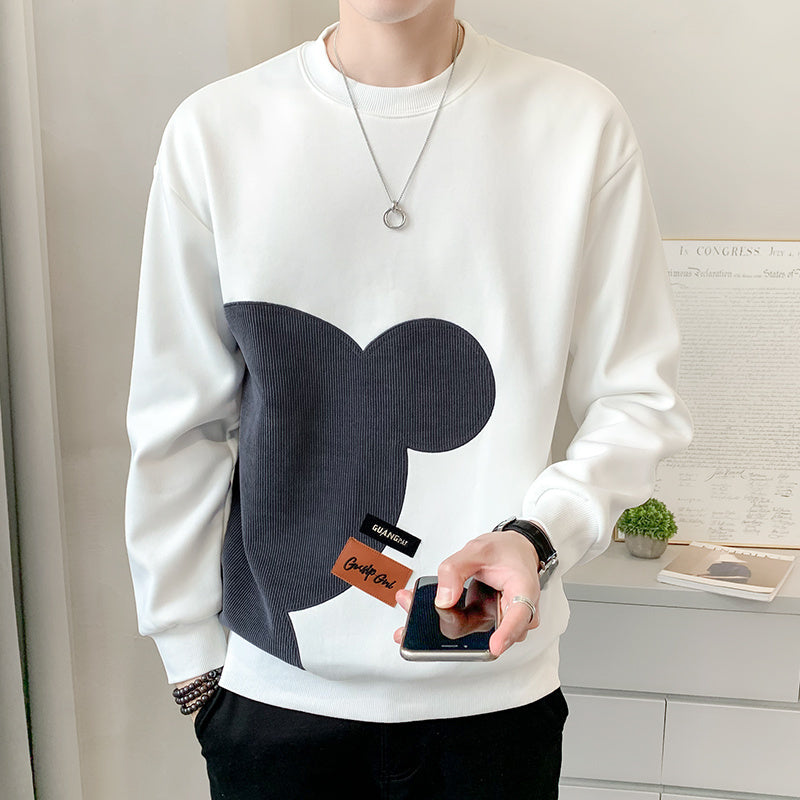 Men's Spring And Autumn Bottoming Shirt Top Sweater