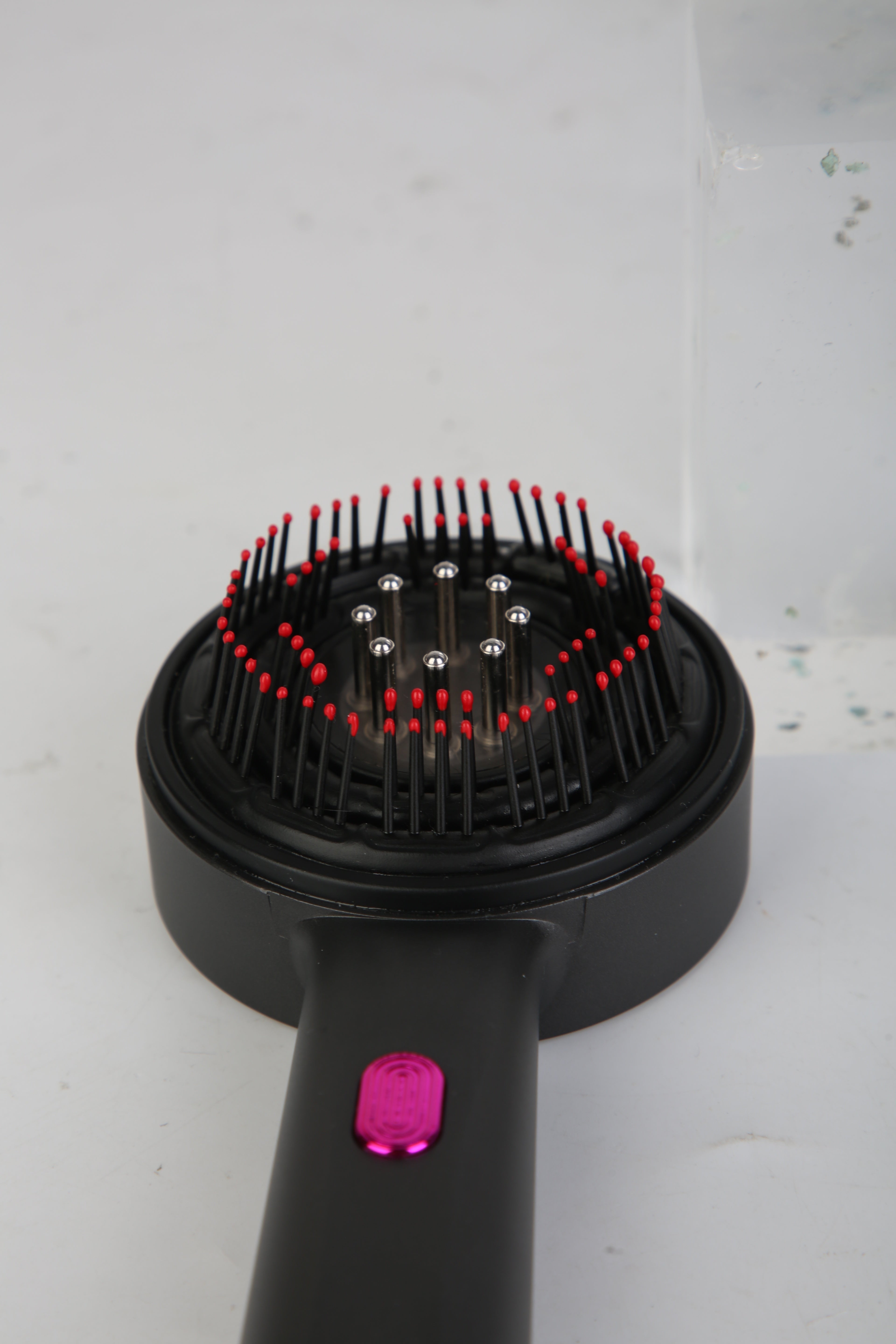 1Set 3 In 1 Red Light Scalp Massager Brush Cordless Hair Oil Applicator Massage Comb With 3 Modes Rechargeable IPX7 Waterproof