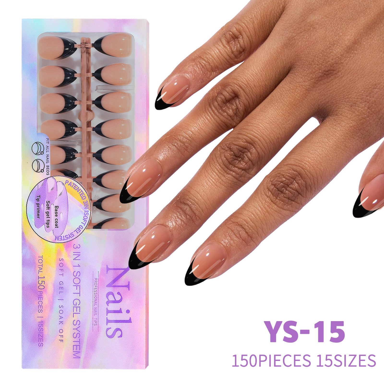 Nail Coffee Black New Seamless Wear Nail Removable Nail Beauty Nail Patch