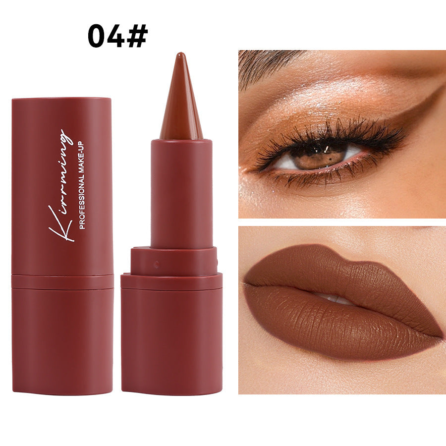 2-in-1 Eyeliner Lipstick 4 Colors Waterproof And Durable