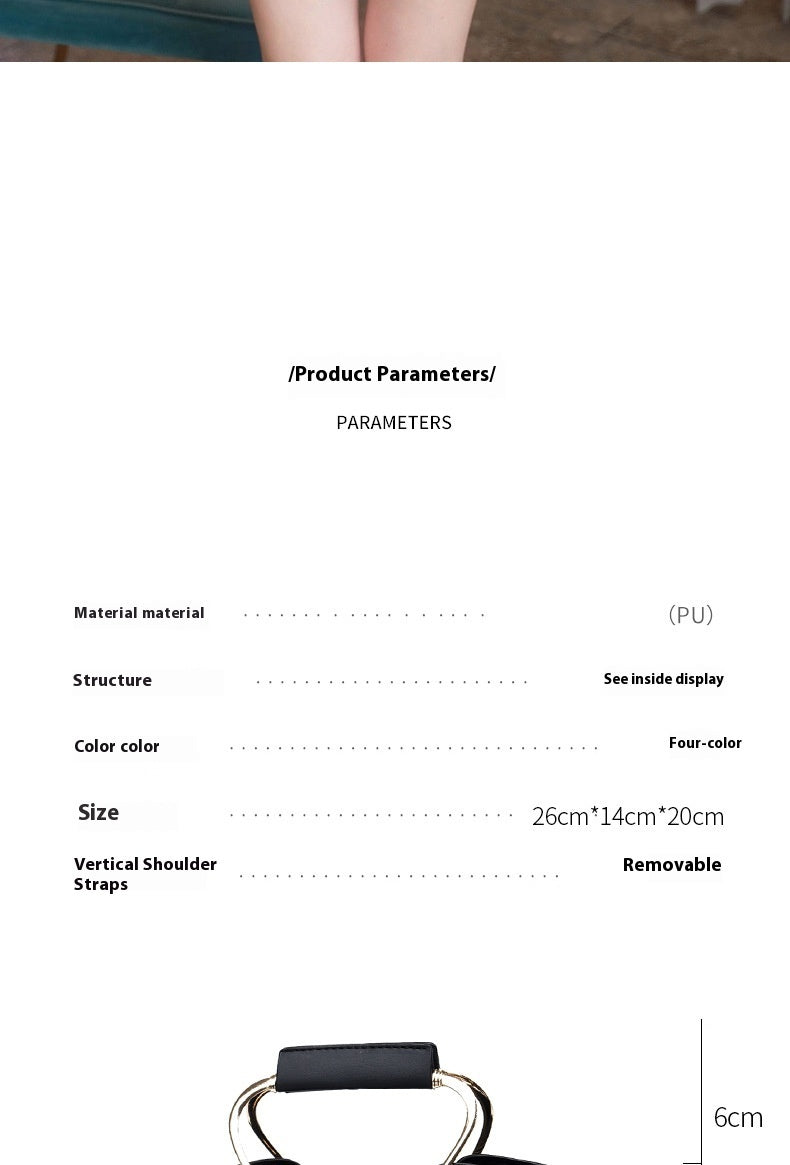 Fashion Small Handbag Spring And Summer Popular Western Style Portable