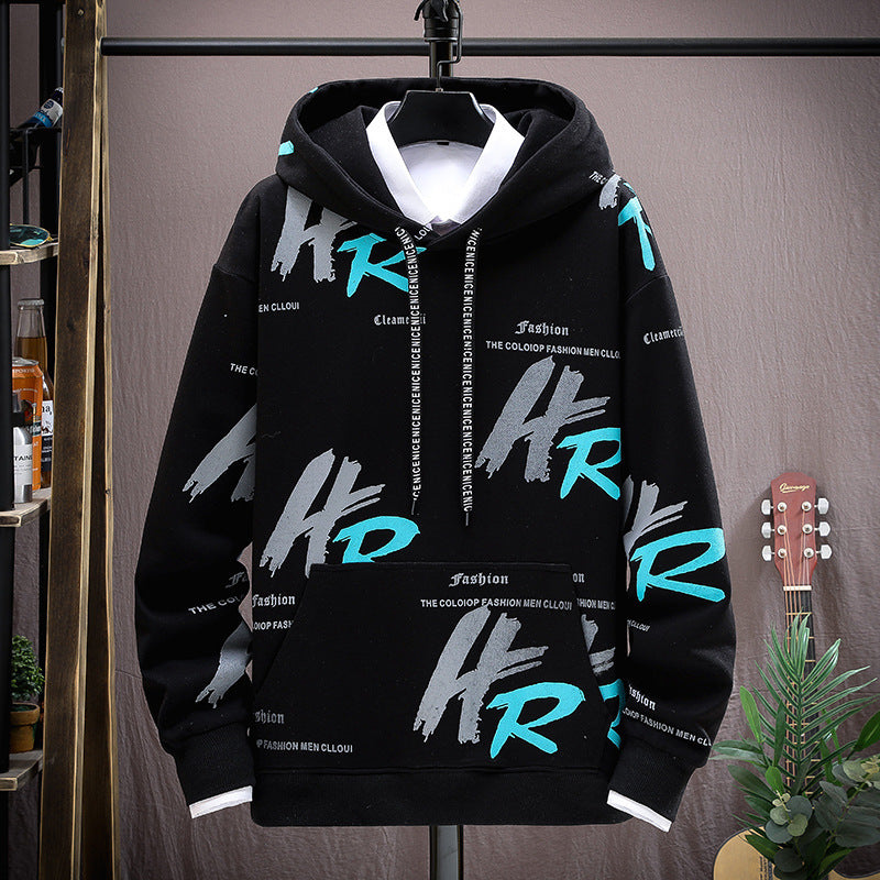 Men's Autumn All-match Printed Sweatshirt