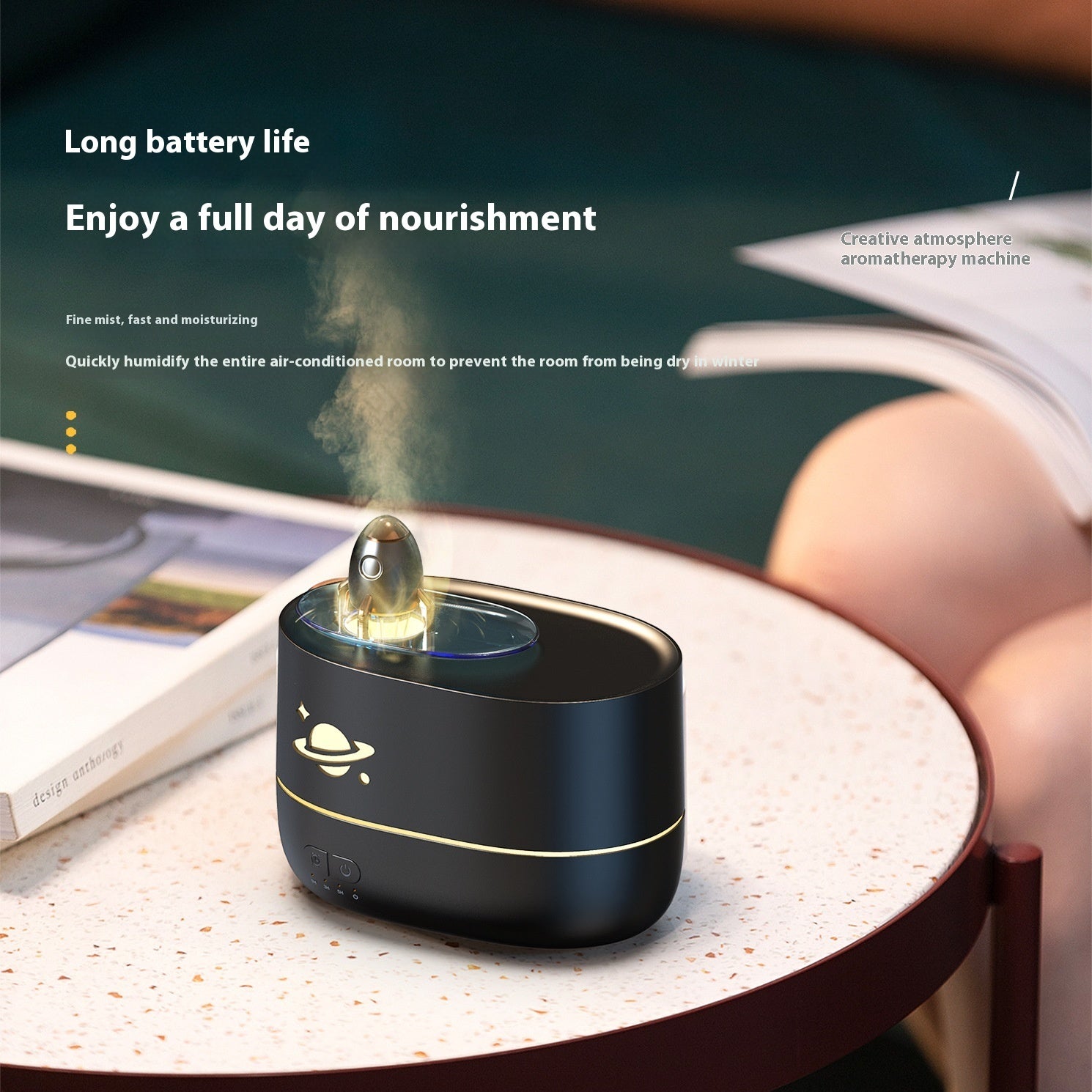 New Flame Aromatherapy Humidifier Super Large Spray Volume