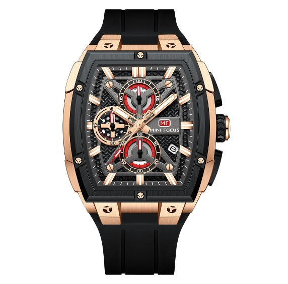 Watch Men's Arc Mirror Multi-layer Hollow