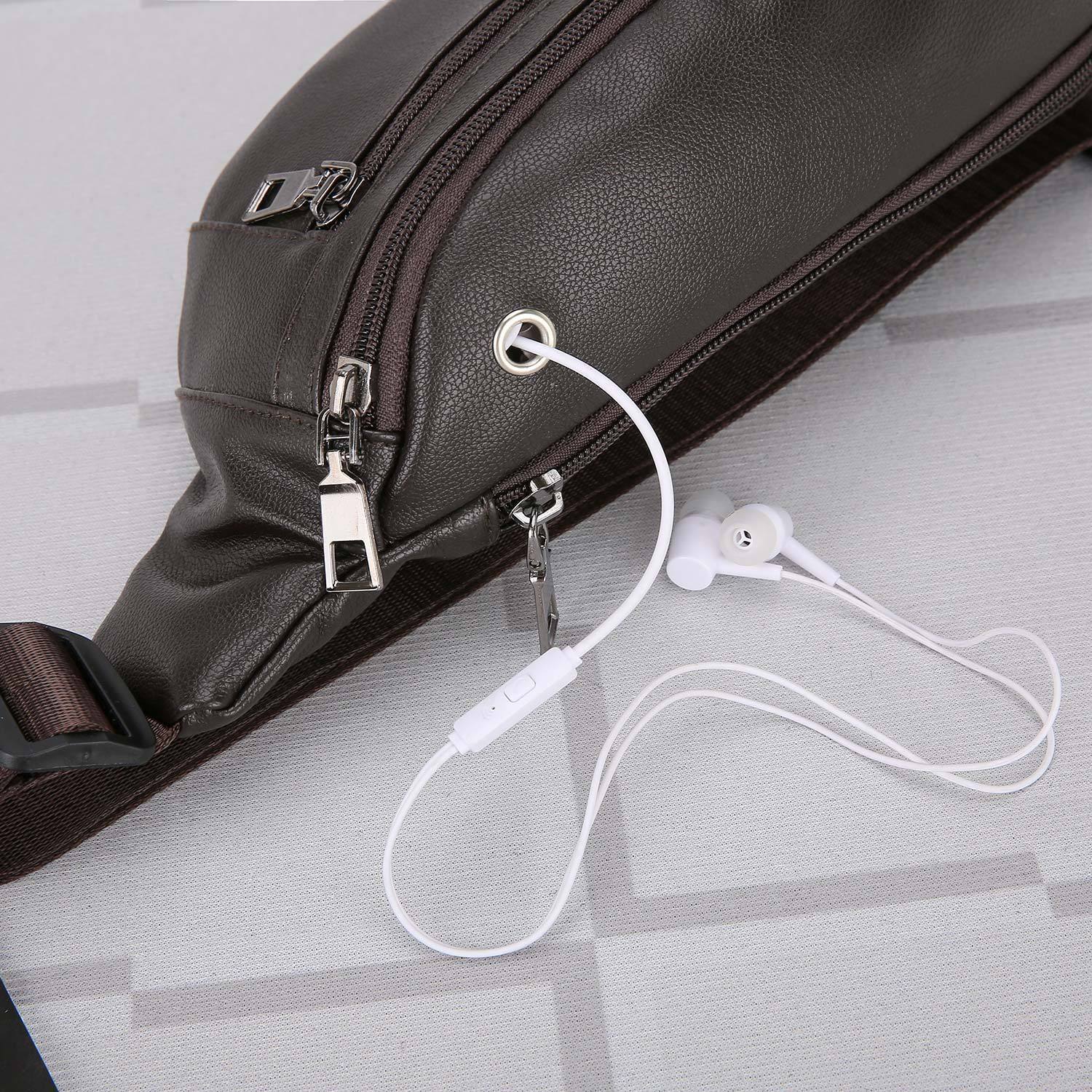 Men's Business Casual Large Capacity Crossbody Bag