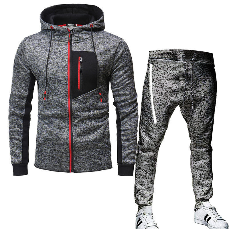 Leisure Sports Hooded Sweater Suit