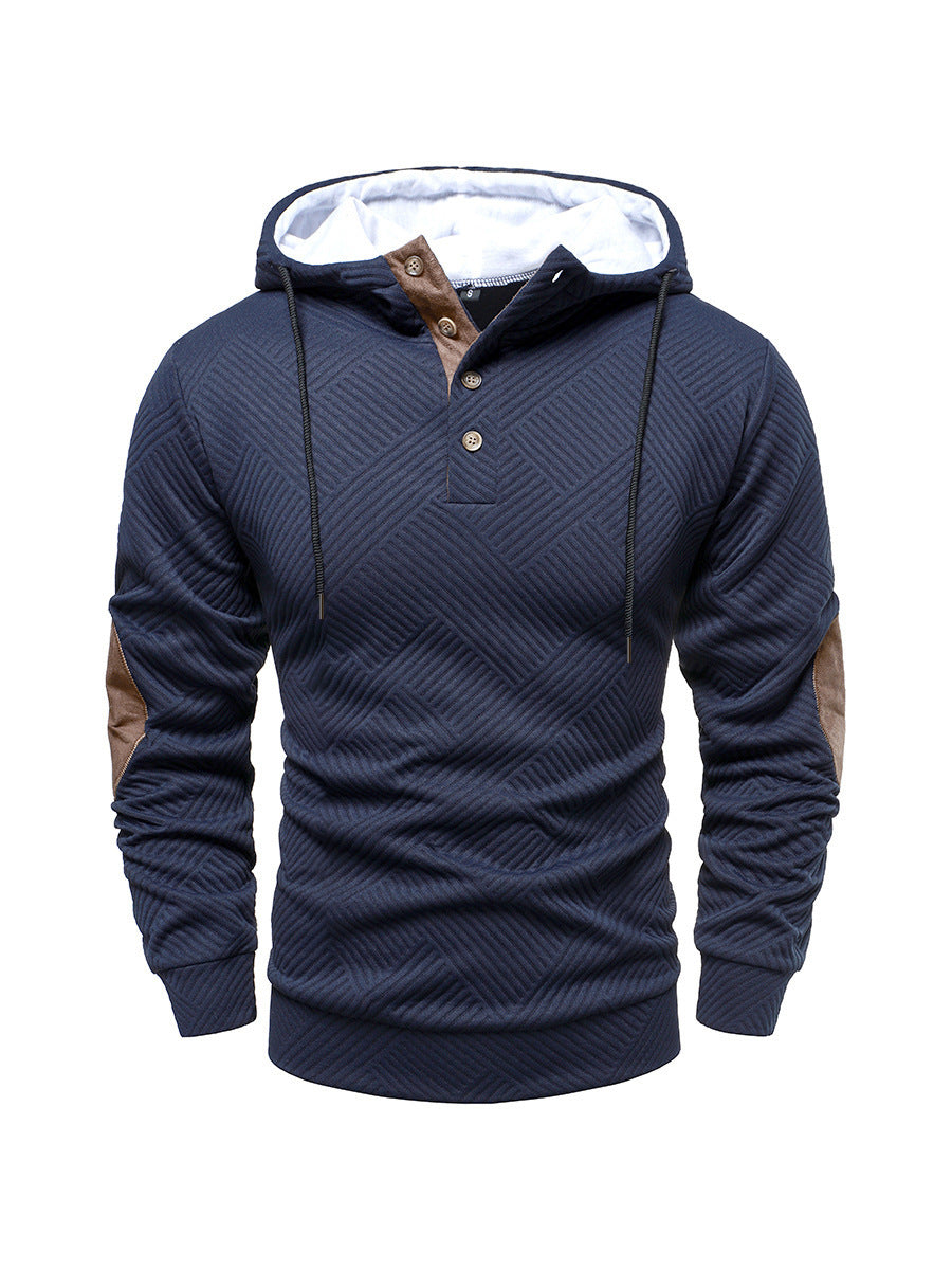 Men's Simplicity Trendy Loose Hooded Casual Fashion Pullover