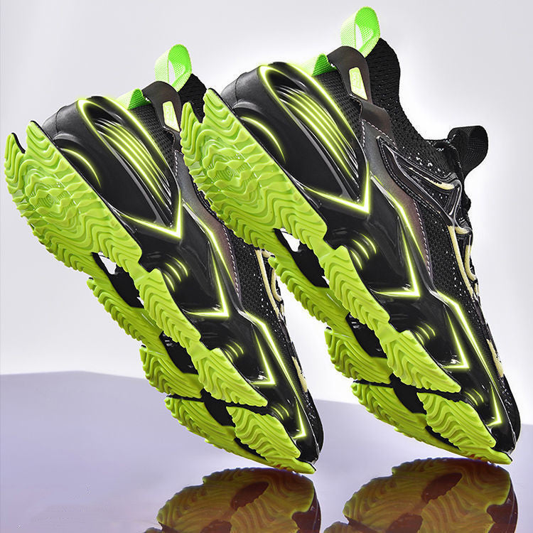 Summer Breathable Men's Shoes New Shoes Shock Absorption Running Sneakers