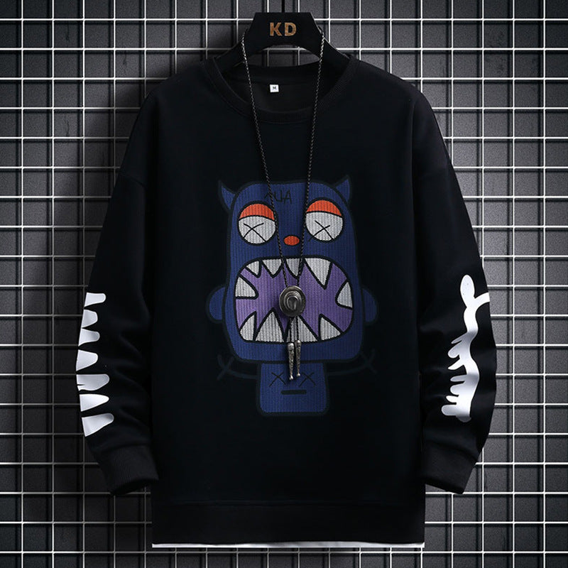 Men's Spring And Autumn Casual Cartoon Sweater