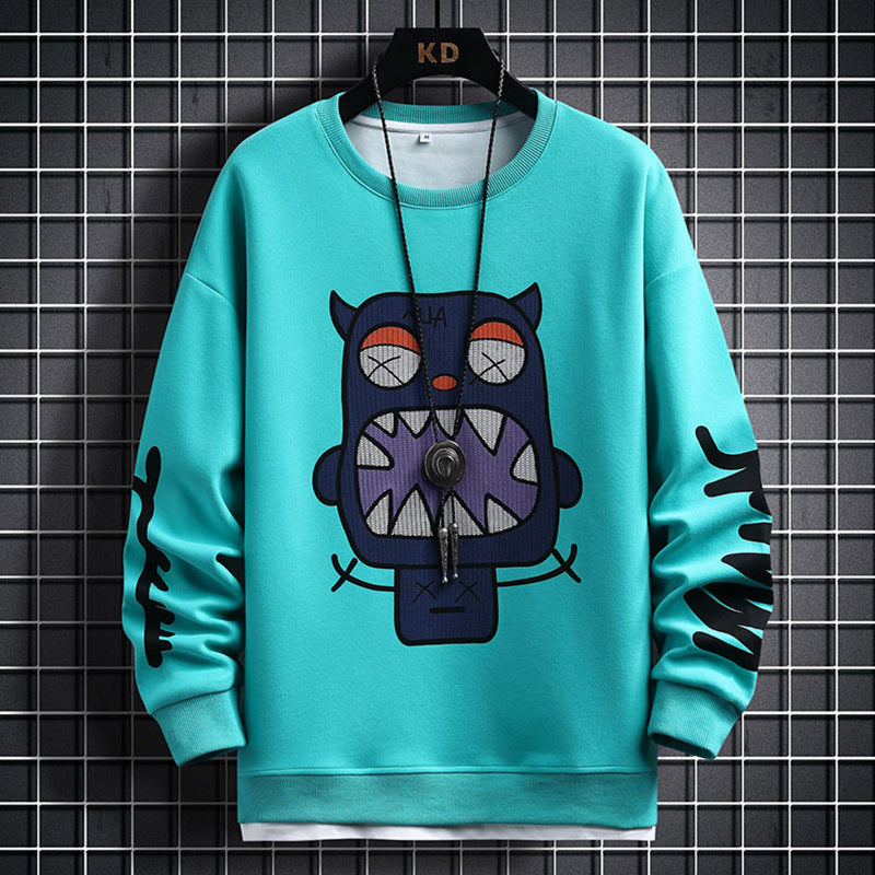 Men's Spring And Autumn Casual Cartoon Sweater