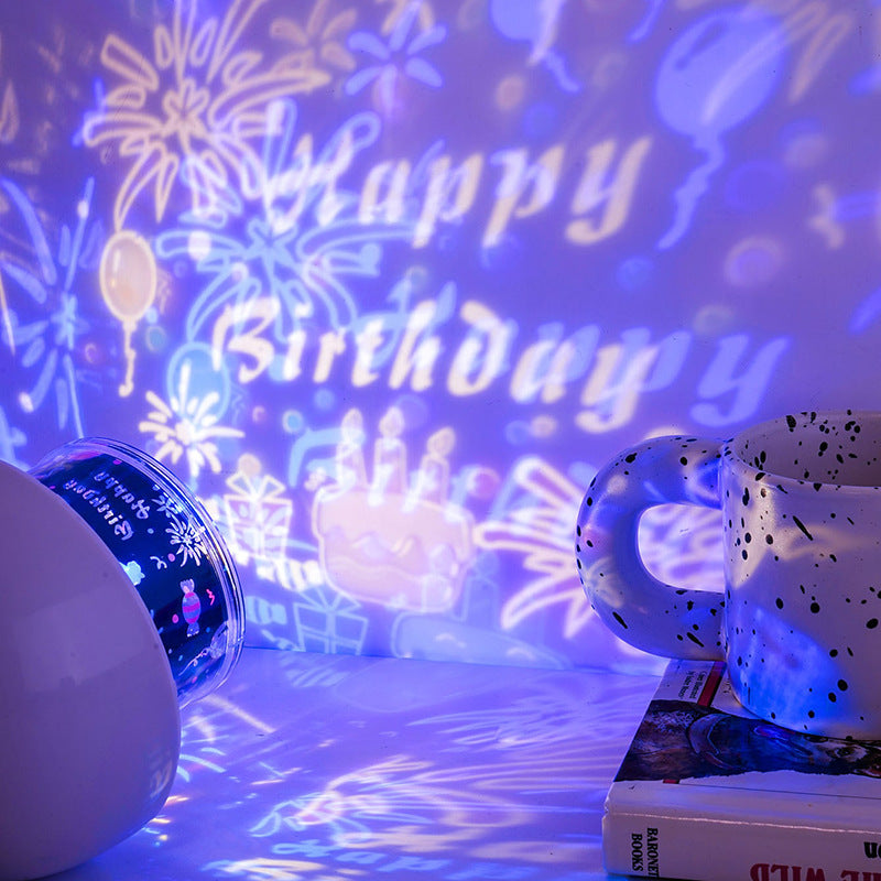 Fantasy Romantic Magic Color Rotating Star Light