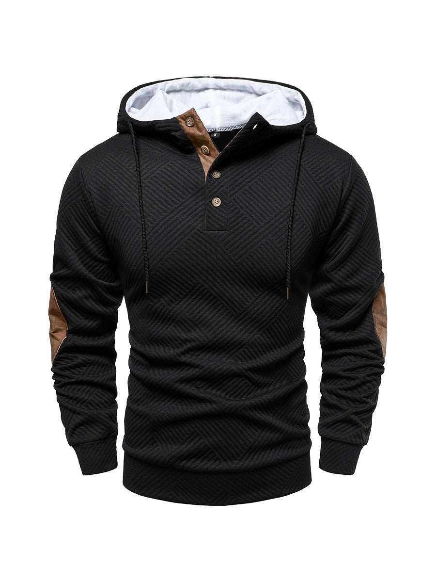 Men's Simplicity Trendy Loose Hooded Casual Fashion Pullover
