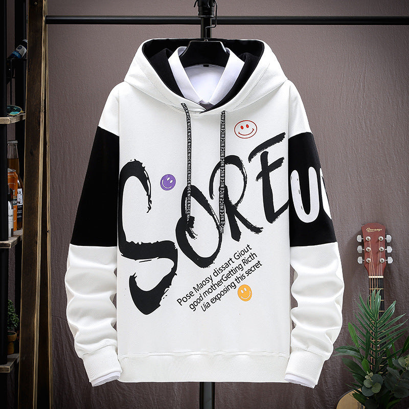 Men's Autumn All-match Printed Sweatshirt