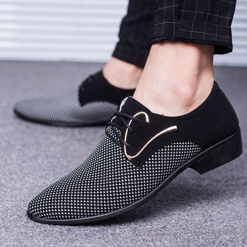 E-commerce New Men's Leather Shoes
