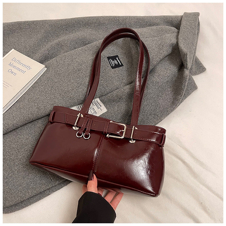 Commuter Texture Underarm Shoulder Handbag