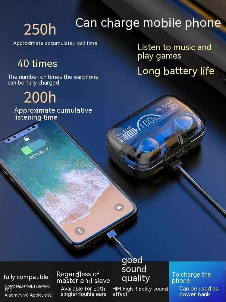 Men In-ear High-end High-quality Noise Reduction Wireless Bluetooth Headset