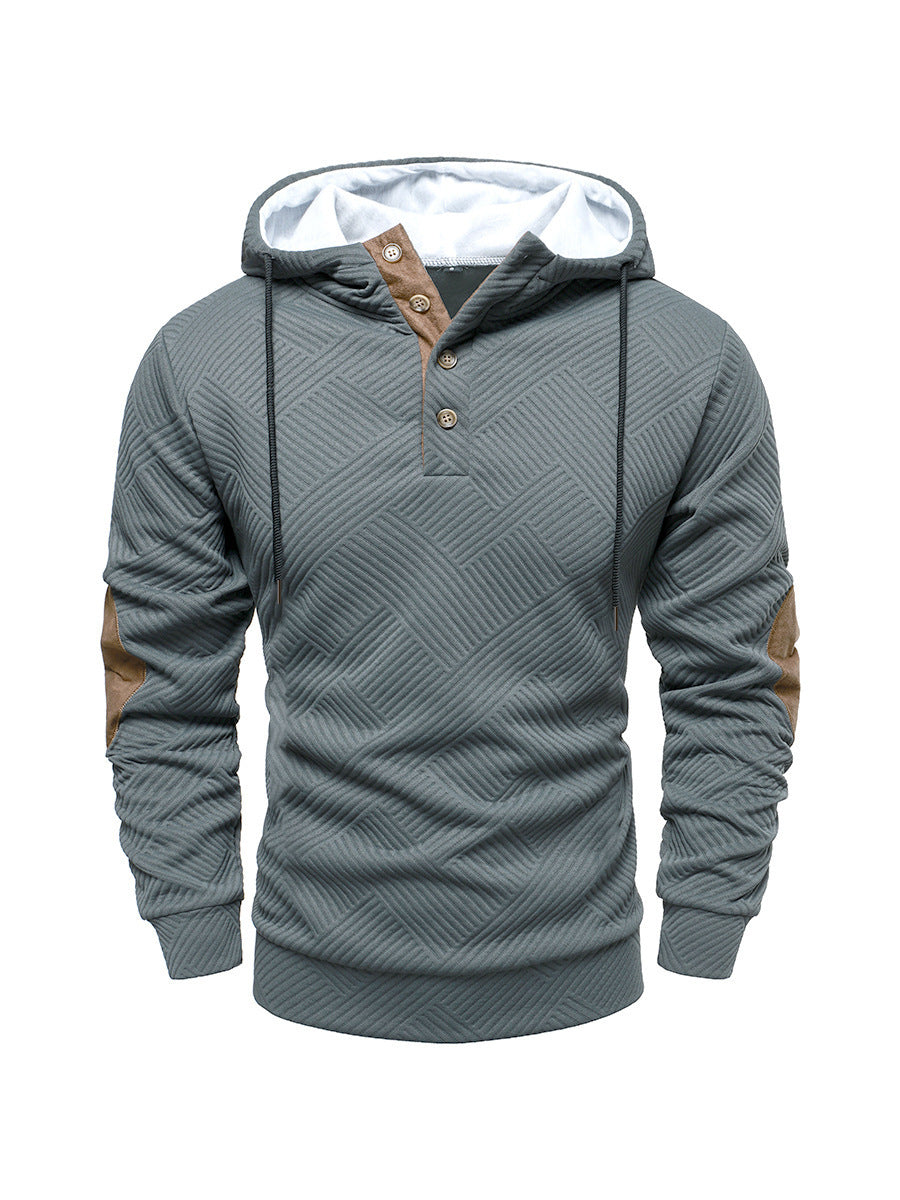 Men's Simplicity Trendy Loose Hooded Casual Fashion Pullover