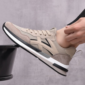 Leather Comfortable Breathable Casual Sneaker