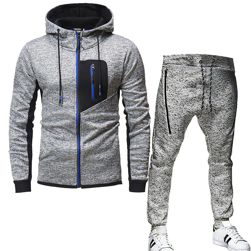 Leisure Sports Hooded Sweater Suit
