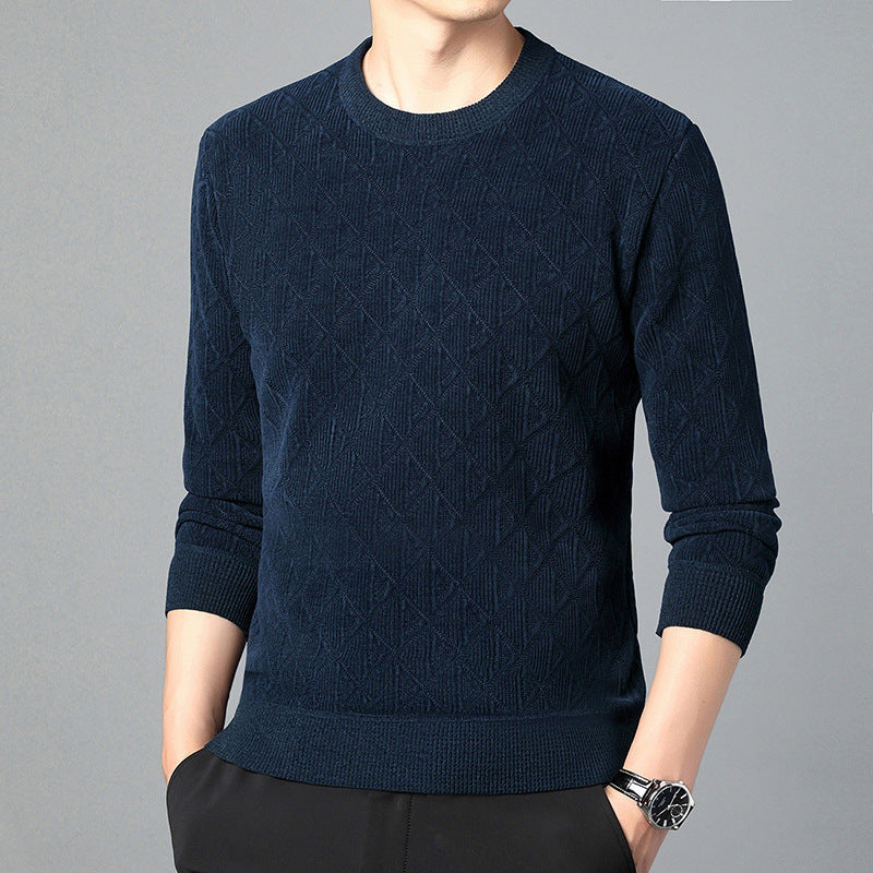 Fleece Padded Chenille Warm Sweater