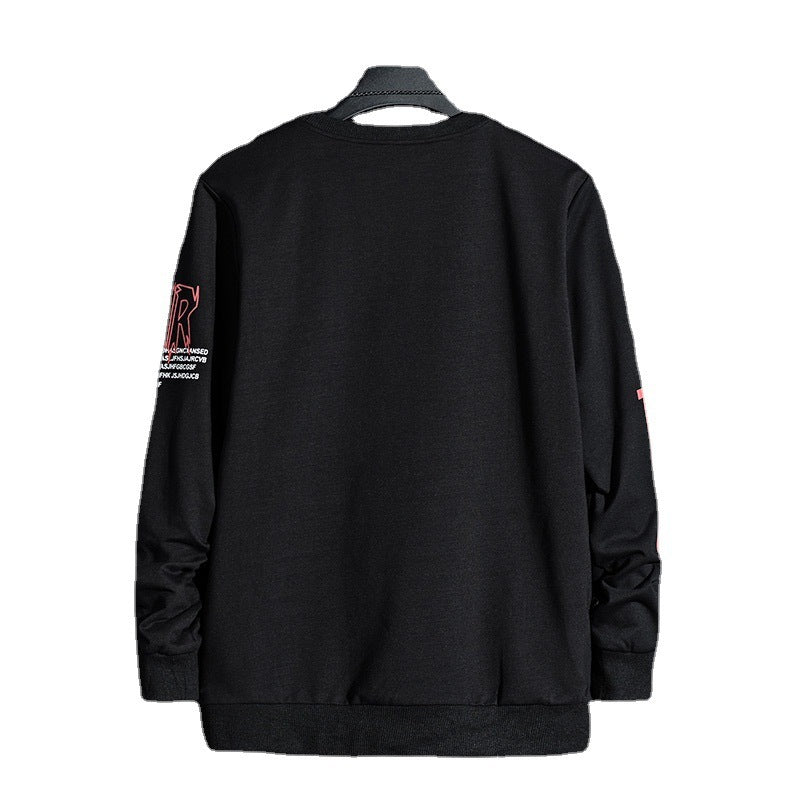 Men's Sweatshirt Crew Neck Youth Student Long Sleeve T-shirt