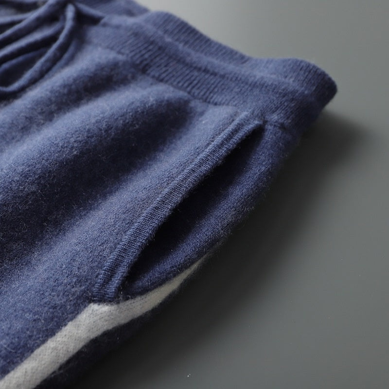 Men's Thick Hooded Casual Loose Tappered Suit