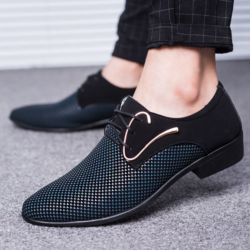 E-commerce New Men's Leather Shoes
