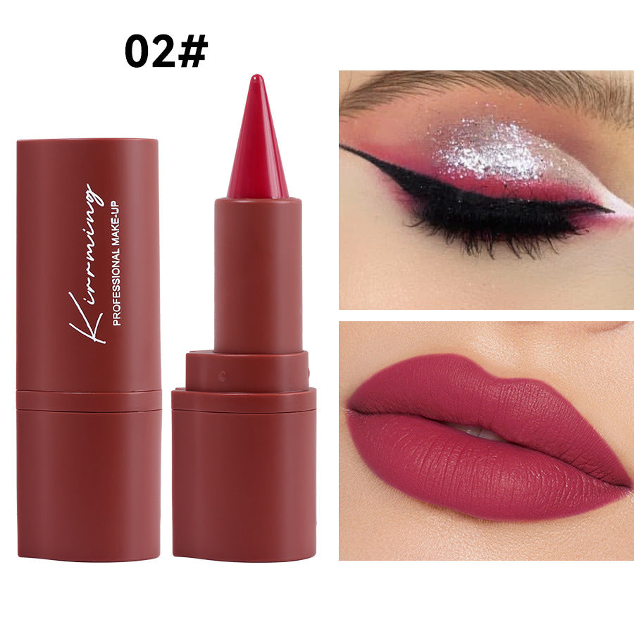 2-in-1 Eyeliner Lipstick 4 Colors Waterproof And Durable