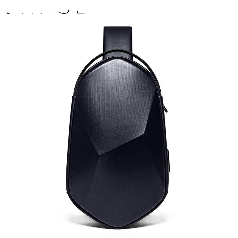 Men's Diamond-shaped Mechanical Hard Shell Bag