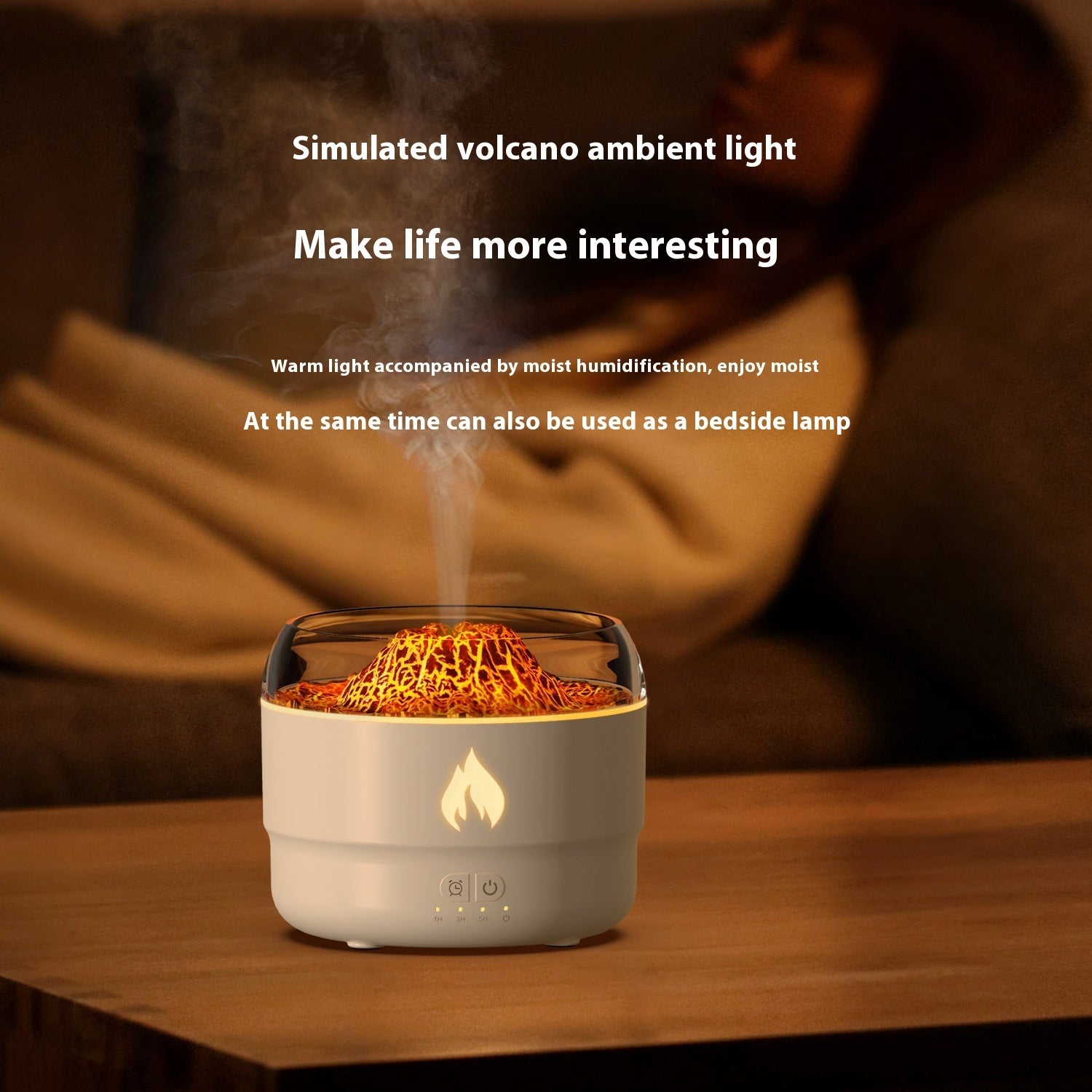 New Flame Aromatherapy Humidifier Super Large Spray Volume