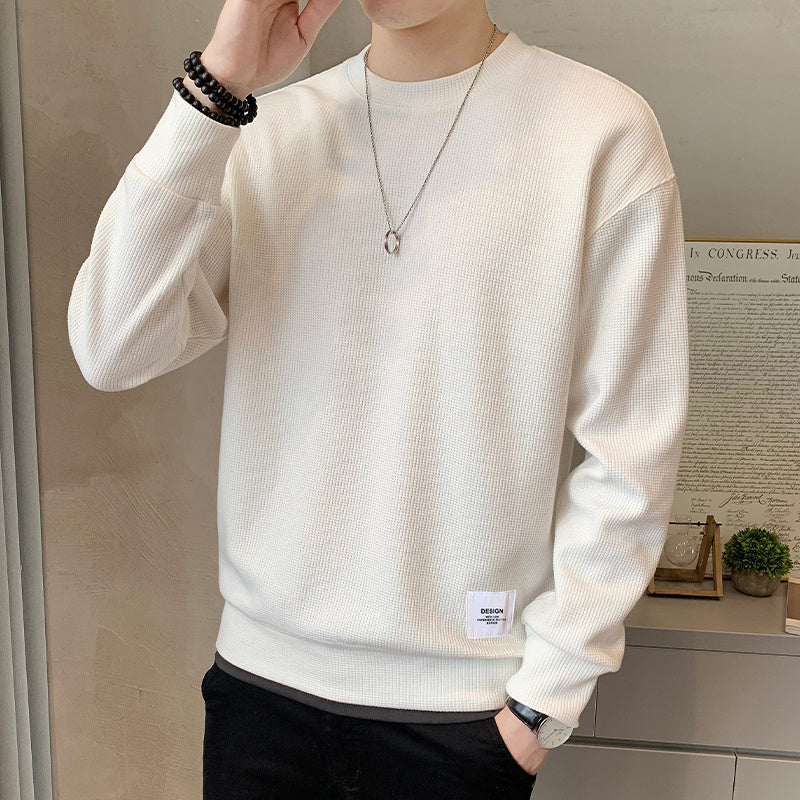 Men's Spring And Autumn Bottoming Shirt Top Sweater