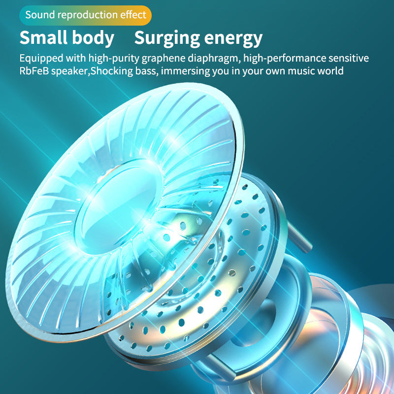 In-ear Bluetooth Headset Touch Three True Battery Display