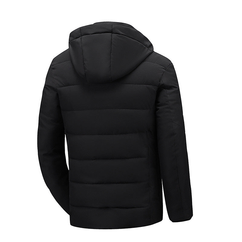 Men's Cotton Coat Men's Mid-length Thickening