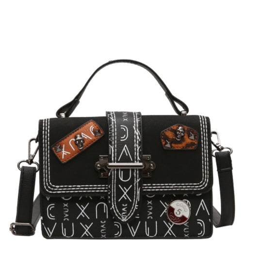 Versatile Ins Messenger  Badge Fashion Hand Small Square Bag