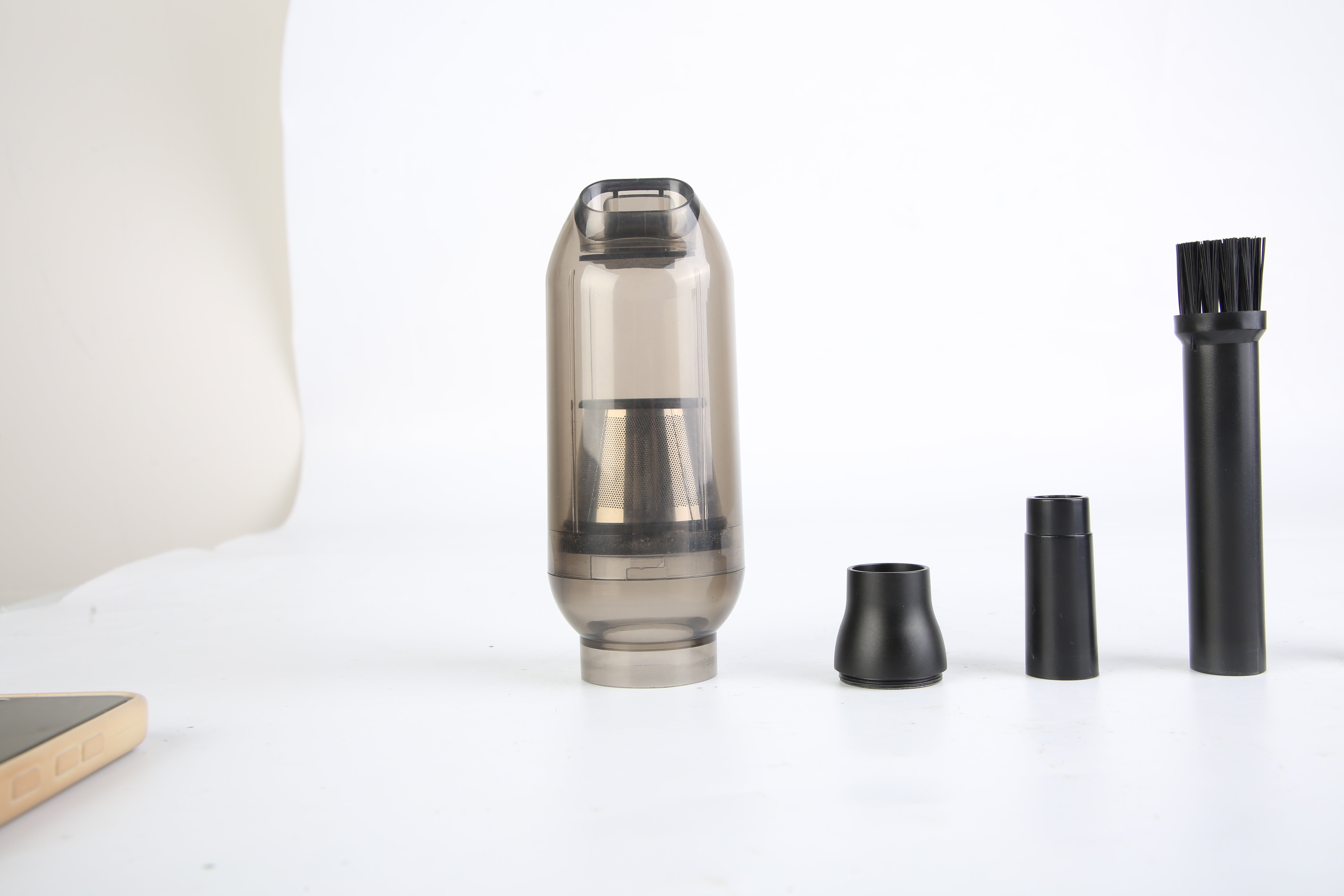 1Set Compressed Air Duster Brushless Motor 250000RPM Stepless Variable Speed 1WmAh Battery Cordless Dust Blower Vacuum Cleaner Portable Jet Dry Blower For PC Keyboard Car Home