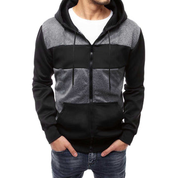 New Men's Color Blocking Hoodie Casual Sports
