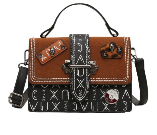 Versatile Ins Messenger  Badge Fashion Hand Small Square Bag