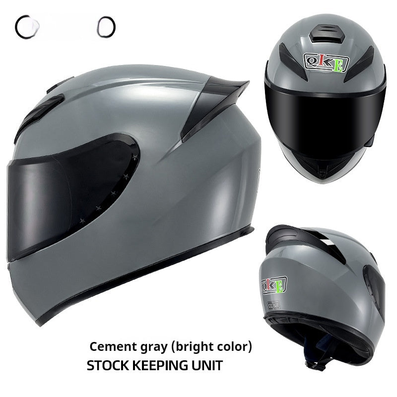 Winter Personality Motorcycle Helmet Four Seasons Knight Bluetooth Locomotive Full Face Helmet